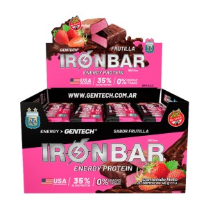 Ironbar Barrita Proteica Frutilla X 46 Gr